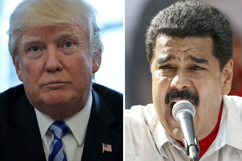 ¡COMO PSICOPATA! El ataque de histeria de Maduro contra Trump mientras celebraba su “victoria”: “‘Go home’, insolente”